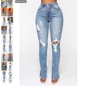 Fashion Nova Killing Em Kindly High Rise Jeans size 13